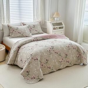 Kit Cobre Leito Colcha Queen 3Pç Dupla Face 150 Fios Itália Arabesco