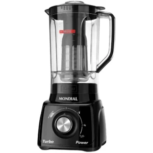 MONDIAL Liquidificador Turbo Power, Preto, 550W-220V
